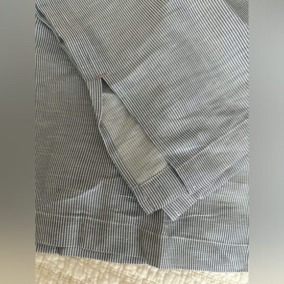 NWOT 🤍💙 Lunya Resort Striped Linen Blend Pajama Set MEDIUM - Picture 2 of 5